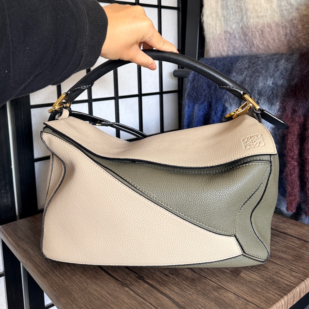 Authentic Loewe Medium Puzzle Bag